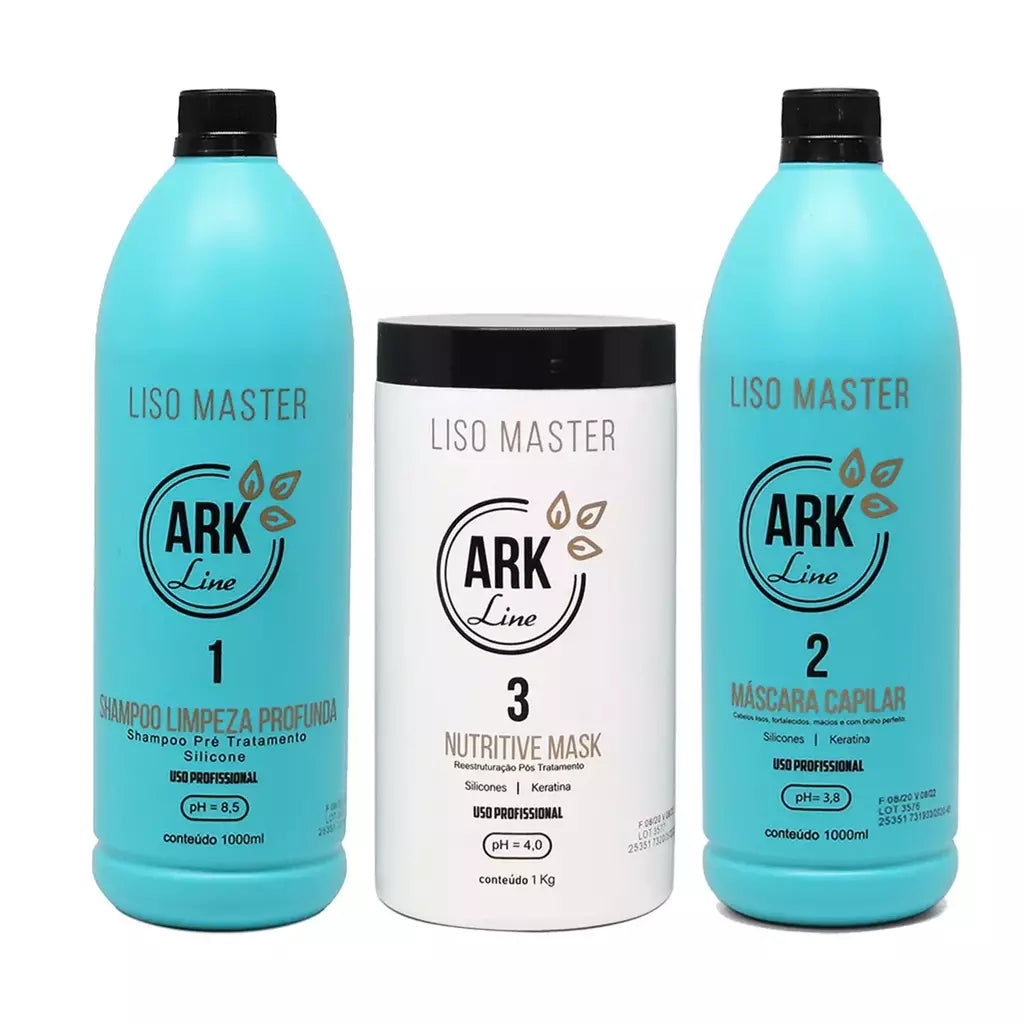 Kit Liso Master Azul completo - 1 Litro